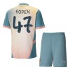 Conjunto (Camiseta+Pantalón Corto) Manchester City Foden 47 Cuarta Equipación 2024-25 - Niño